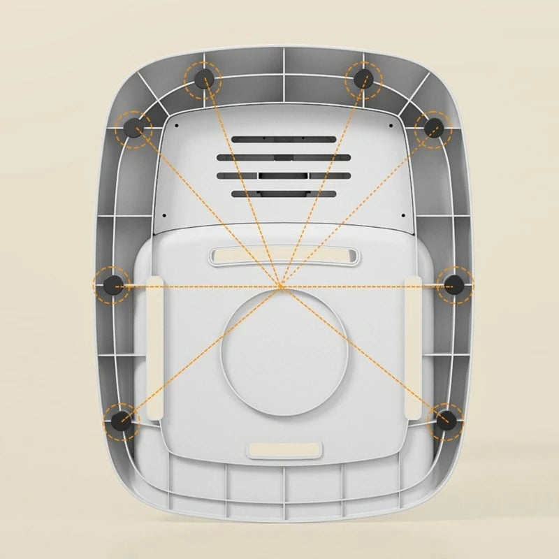 Cartoon Duck Bathing Station 5-Gear Adjustable Baby Bath Stand